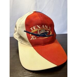 Vintage Texans II T6a Men’s SnapBack Hat Embroidered Planes Military